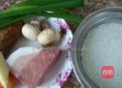 山药口蘑珍珠丸子的做法图解1