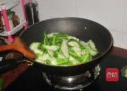 丝瓜炒小虾的做法图解5