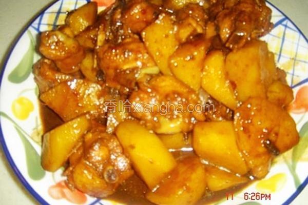 土豆烧鸡块