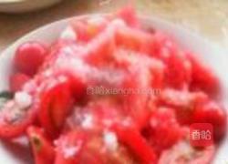 糖拌西红柿的做法图解4