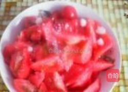 糖拌西红柿的做法图解5