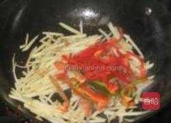 红椒丝炒土豆丝的做法图解4