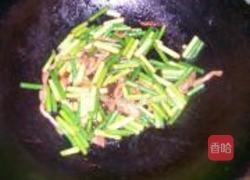 蒜苔炒肉的做法图解5