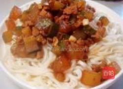 双瓜肉末炸酱面的做法图解12
