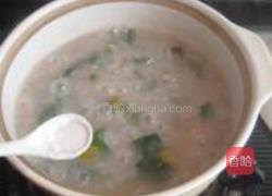 蒲公英红豆糯米粥的做法图解6