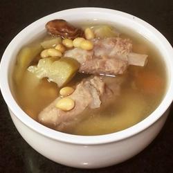 苦瓜黄豆排骨汤的做法[图]