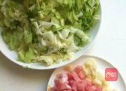 家常卷心菜的做法图解2