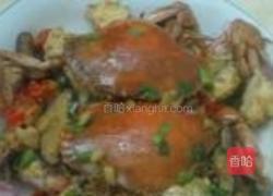 螃蟹焗粉丝的做法图解8