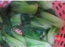 香菇油菜的做法图解5