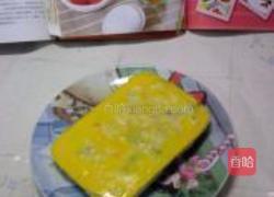 三色蒸蛋的做法图解8
