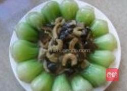 海米香菇扒油菜的做法图解11