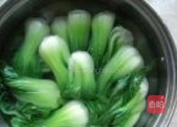 海米香菇扒油菜的做法图解4