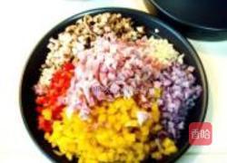 蘑菇培根比萨蛋糕的做法图解2