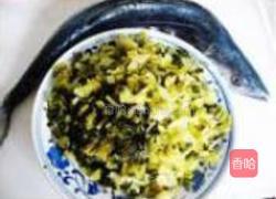 雪菜烧马鲛鱼的做法图解1