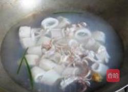 香煎鱿鱼筒的做法图解3