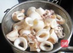 香煎鱿鱼筒的做法图解5