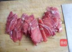 扁豆煸肉片的做法图解2