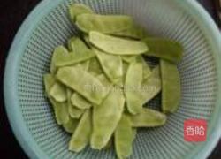 扁豆煸肉片的做法图解4