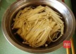 葱油拌金针菇的做法图解4