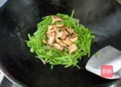 空心菜梗炒肉丝的做法图解8