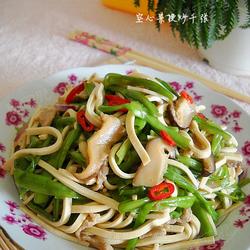 空心菜梗炒肉丝的做法[图]