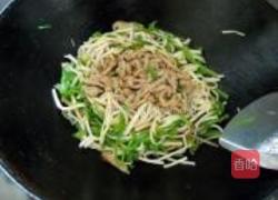 空心菜梗炒肉丝的做法图解11