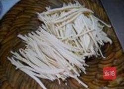 空心菜梗炒肉丝的做法图解3