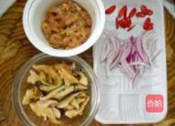 空心菜梗炒肉丝的做法图解4