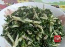 荠菜冬笋炒肉丝的做法图解4