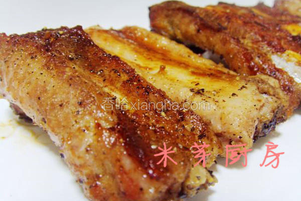黑椒蒜蓉烤排骨