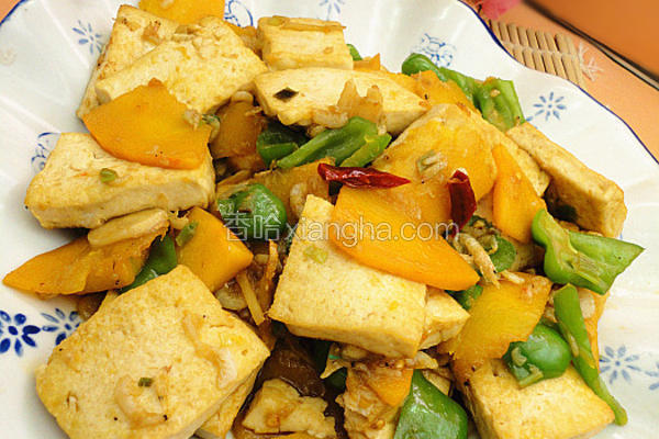南瓜炒豆腐