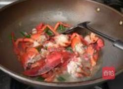 上汤龙虾烩面的做法图解11
