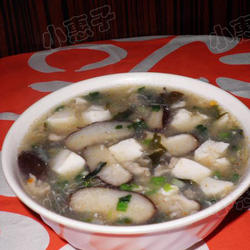 豆腐花菇肉丝羹的做法[图]