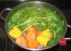 西洋菜煲猪骨汤的做法图解4