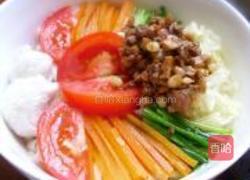 爱心炸酱面的做法图解22