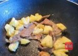 菠萝番茄炒牛肉的做法图解4