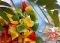 彩椒百合炒牛肉的做法图解2