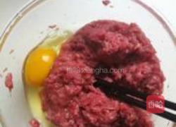 双菇牛肉丸的做法图解3