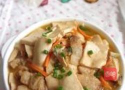 肉烩豆腐片的做法图解12