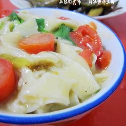 西红柿绿豆面的做法[图]
