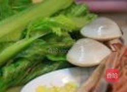车螺芥菜汤的做法图解1