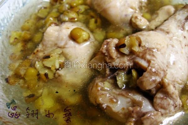 绿豆鸡汤