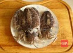 爆炒墨鱼卷的做法图解1
