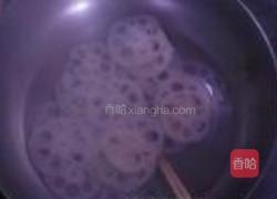 糖醋藕片的做法图解4