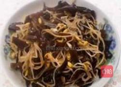 黄豆芽炒木耳的做法图解11