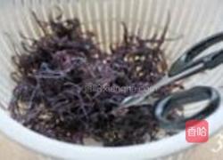 紫晶藻鲜虾豆腐汤的做法图解3