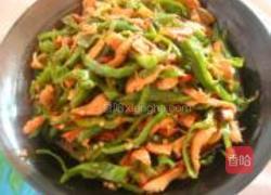 青椒香干炒肉的做法图解7