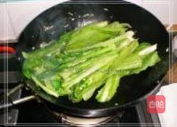 豆豉鲮鱼油麦菜的做法图解4