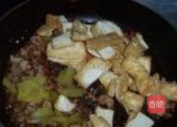 香辣肉末烧豆腐的做法图解8