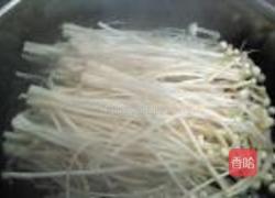 捞汁金针菇的做法图解4